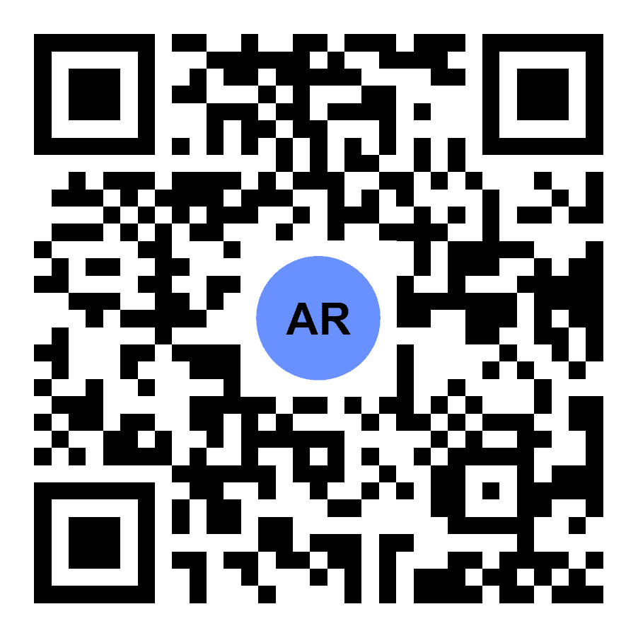 Cloudburst Leather Recliner AR QR Code