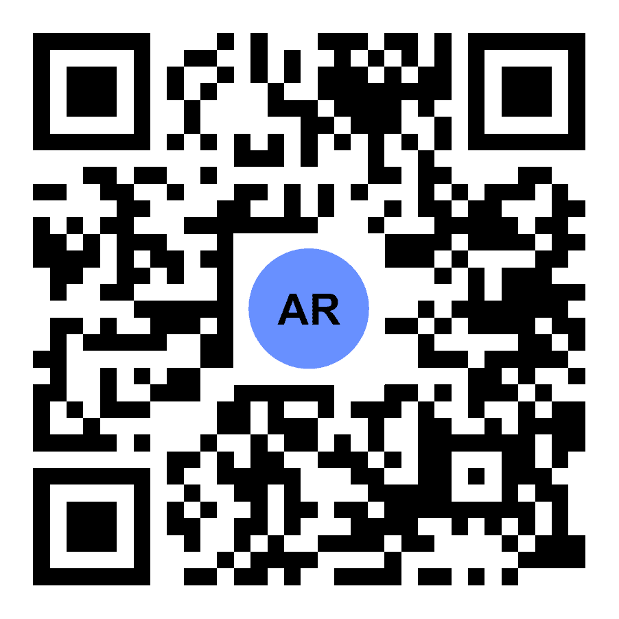 Luxe Marble Dining Set AR QR Code