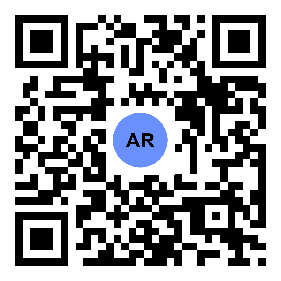 Velvet Oasis Ottoman AR QR Code