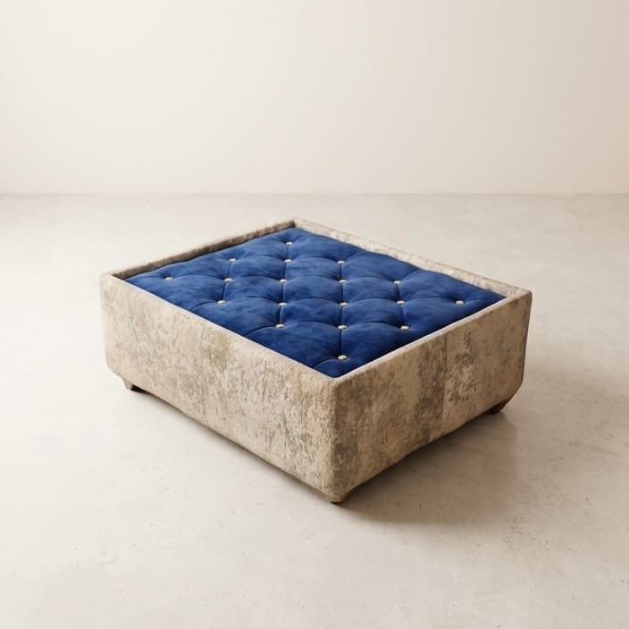 Velvet Oasis Ottoman